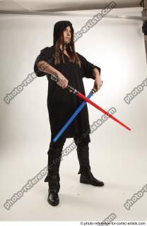 16 2018 01 ANGELIA STANDING POSE WITH LIGHTSABERS